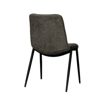 LABEL51 Eetkamerstoel Noor - Hunter - Elite - Black Frame