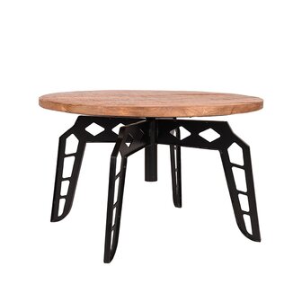 LABEL51 Salontafel Pebble - Rough - Mangohout - 80 cm - Rond