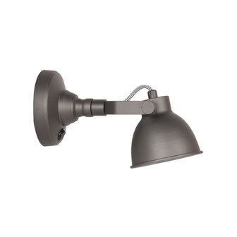 LABEL51 Wandlamp Bow - Burned Steel - Metaal - M