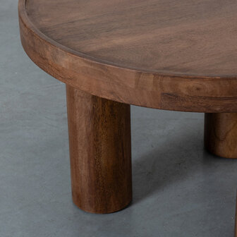 LABEL51 Salontafel Elly - Nature - Mangohout - 60 cm