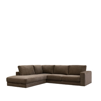 LABEL51 Hoekbank Valero - Retro Taupe - Tresor - Links Voorstaand