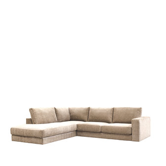 LABEL51 Hoekbank Valero - Naturel - Tresor - Links Voorstaand
