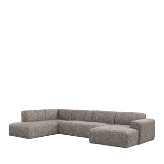 LABEL51 Bank Verona - Taupe - Silencio - Links Voorstaand