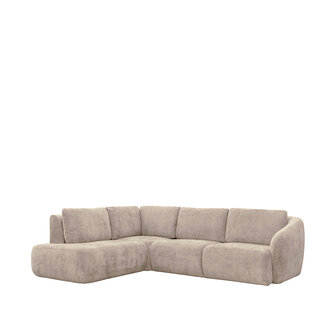 LABEL51 Hoekbank Matteo - Naturel - Maloy - Links Voorstaand