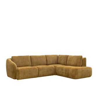 LABEL51 Hoekbank Matteo - Dark Honey - Maloy - Rechts Voorstaand