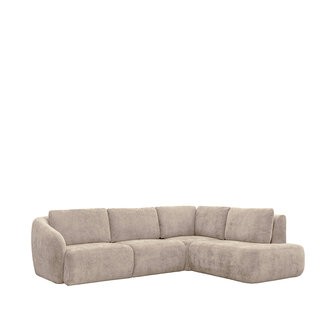 LABEL51 Hoekbank Matteo - Naturel - Maloy - Rechts Voorstaand