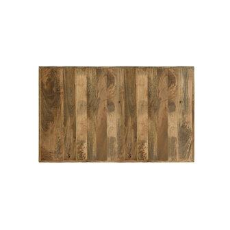 LABEL51 Eetkamertafel Tafelblad Straight Edge - Naturel - Mangohout - 120 cm Straight