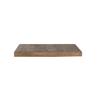 LABEL51 Eetkamertafel Tafelblad Straight Edge - Naturel - Mangohout - 70 cm Straight