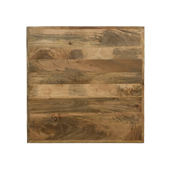 LABEL51 Eetkamertafel Tafelblad Straight Edge - Naturel - Mangohout - 70 cm Straight