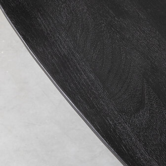 LABEL51 Eetkamertafel Rosie - Zwart - Mangohout - 220 cm