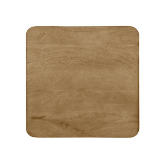 LABEL51 Eetkamerstoel Tafelblad Sloppy Edge - Naturel - Mangohout - 70 cm Sloppy