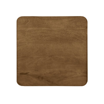 LABEL51 Eetkamertafel Tafelblad Sloppy Edge - Nature Smooth - Mangohout - 70 cm Sloppy