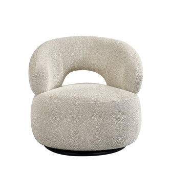 LABEL51 Fauteuil Nusenna - Naturel - Royal Boucle - One size