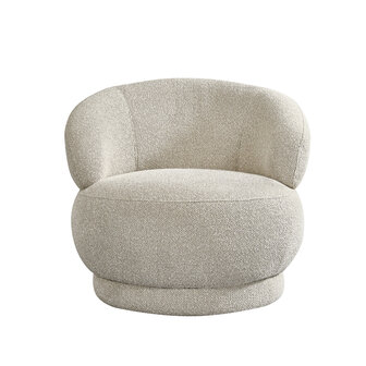 LABEL51 Fauteuil Alvito - Naturel - Royal Boucle - One Size