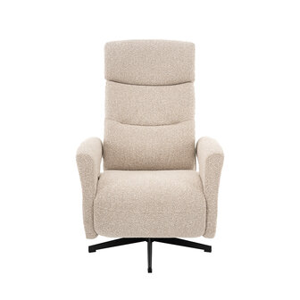 LABEL51 Fauteuil Copenhagen - Naturel - Royal Boucle - Manueel Verstelbaar