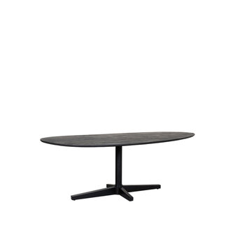 LABEL51 Eetkamertafel Rosie - Zwart - Mangohout - 180 cm