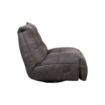 LABEL51 Fauteuil Powernap Station - Antraciet - Micro Suede - One Size