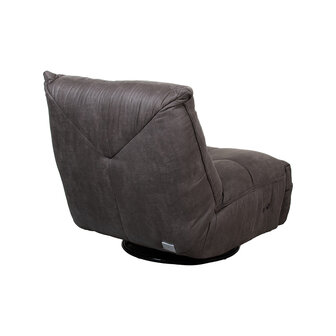 LABEL51 Fauteuil Powernap Station - Antraciet - Micro Suede - One Size
