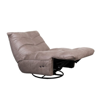 LABEL51 Fauteuil Powernap Station - Taupe - Micro Suede - One Size
