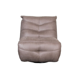 LABEL51 Fauteuil Powernap Station - Taupe - Micro Suede - One Size