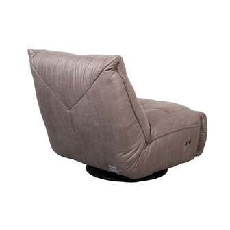 LABEL51 Fauteuil Powernap Station - Taupe - Micro Suede - One Size
