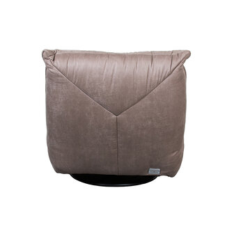 LABEL51 Fauteuil Powernap Station - Taupe - Micro Suede - One Size