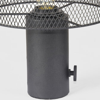 LABEL51 Tafellamp Fungo - Zwart - Metaal - One Size