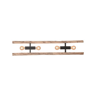 LABEL51 Hanglamp Woody - Naturel - Hout - 4-Lichts