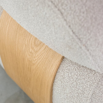 LABEL51 Fauteuil Valenza - Naturel - Boucle - One Size