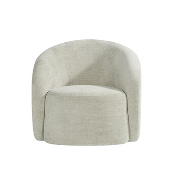 LABEL51 Fauteuil Alby - Naturel - Chenille - 1-Zits