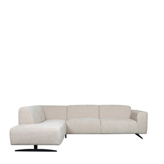 LABEL51 Hoekbank Rodano - Naturel - Chenille - Hoekbank Links