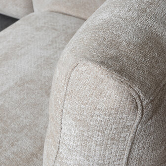 LABEL51 Hoekbank Milano - Naturel - Chenille - Hoekbank Rechts