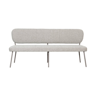 LABEL51 Eetkamerbank Singapore - Naturel - Boucle - 220 cm