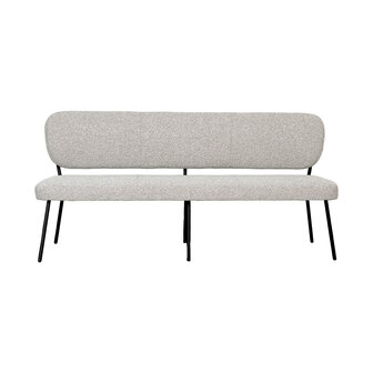 LABEL51 Eetkamerbank Singapore - Naturel - Boucle - 220 cm