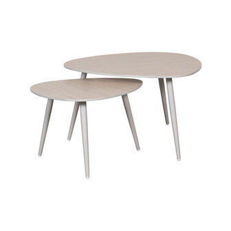 LABEL51 Eetkamerbank Singapore - Mushroom - Boucle - 160 cm