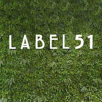 LABEL51 Wanddecoratie Panel - Groen - Kunststof - One Size