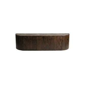 LABEL51 Tv-meubel Saya - Espresso - Mangohout - 160 cm