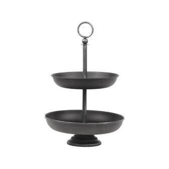 LABEL51 Woondecoratie Etagere - Antiek Zwart - Metaal - One Size