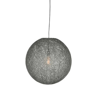 LABEL51 Hanglampen Twist - Grijs - Vlas - M