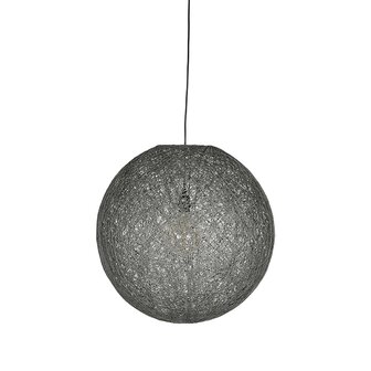 LABEL51 Hanglampen Twist - Grijs - Vlas - M