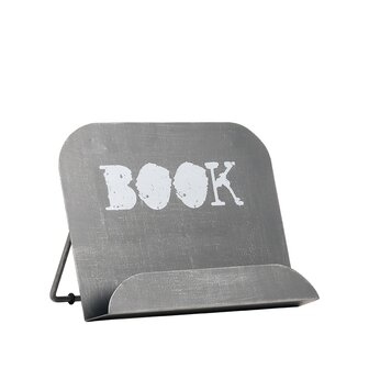 LABEL51 Keukenaccessoires Kookboekstandaard - Antiek Grijs - Metaal - One Size