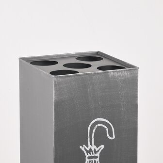 LABEL51 Woondecoratie Parapluhouder - Antiek Grijs - Metaal - One Size
