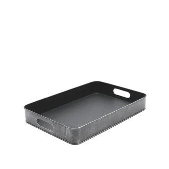 LABEL51 Keukenaccessoires Dienblad - Antiek Grijs - Metaal - S