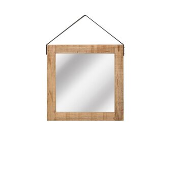 LABEL51 Spiegels Spiegel - Naturel - Mangohout - 60x60 cm