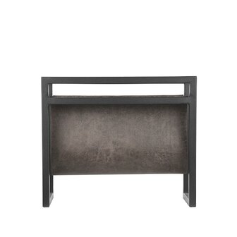 LABEL51 Woondecoratie Magazinehouder - Antraciet - Leder - One Size