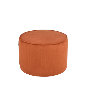 LABEL51 Poefs Tibo - Rust - Ribcord - 55 cm - Rond