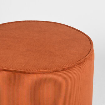 LABEL51 Poefs Tibo - Rust - Ribcord - 55 cm - Rond