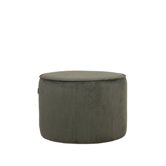 LABEL51 Poefs Tibo - Army - Ribcord - 55 cm - Rond