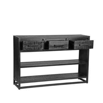 LABEL51 Sidetables Chili - Zwart - Mangohout - One Size