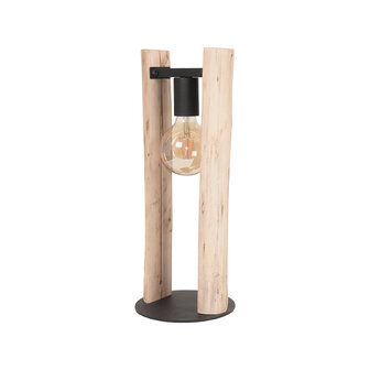LABEL51 Tafellampen Woody - Naturel - Hout - One Size